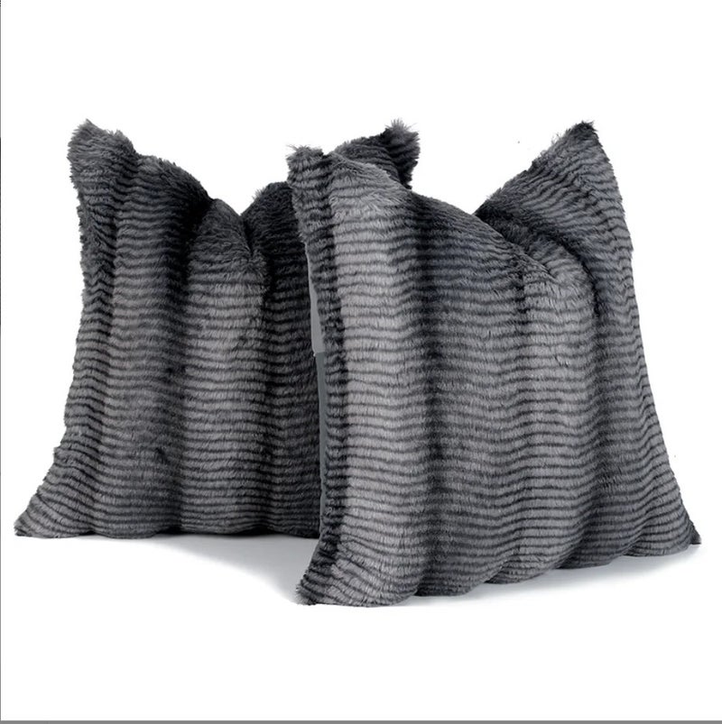 Y&D Textured Plush Single-sided Cushion Cover, Living Room Sofa Cushion Cover, Light Luxury Waist Pillow Cushion Cover - Image 4